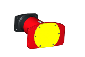 Axtone Buffer - buffer head 550 mm with plastic insert, 30 kJ or 40 kJ